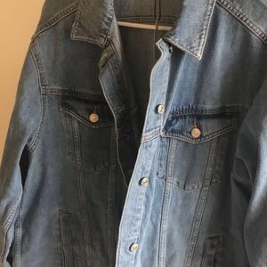 top shop oversized trucker denim jacket